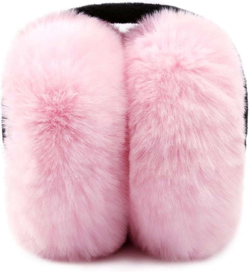 FSTEOE Women Winter Ear Muffs Foldable Girl Ear Warmer Fashion Furry Earmuff Soft Ear Cover Cold Weather - Image 1